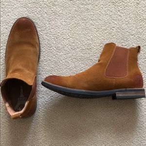 Enzo suede Chelsea boots